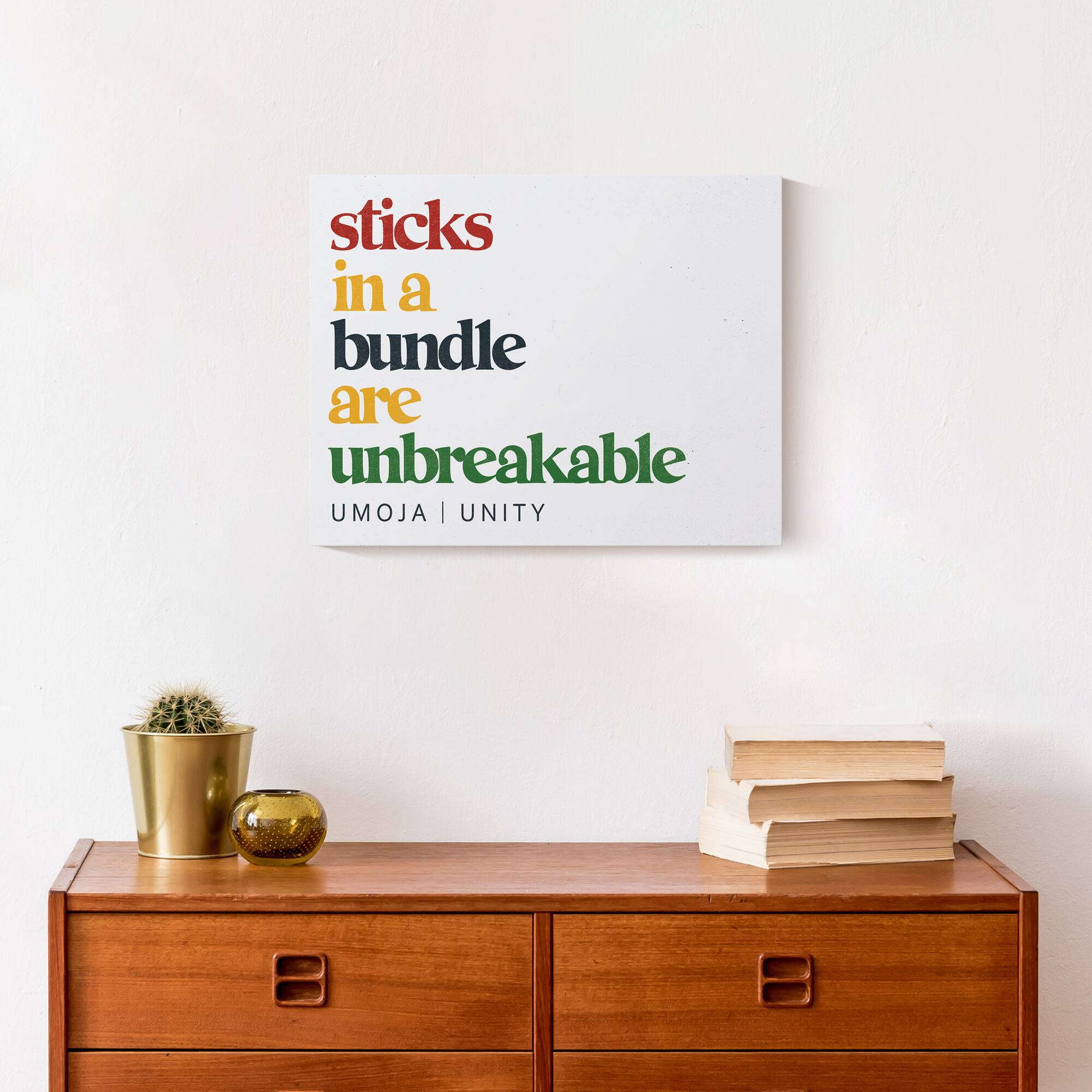 Sticks In A Bundle Canvas Wall Art